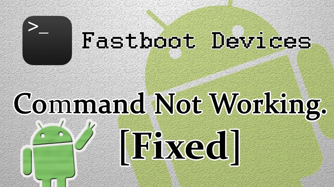 fastboot oem commands not working